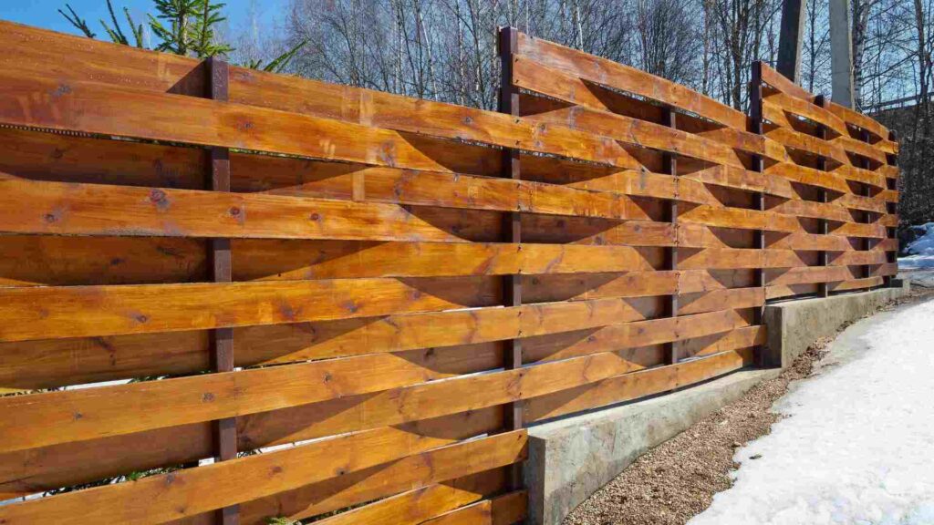 wood fence