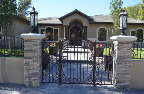 decorative gates Installation